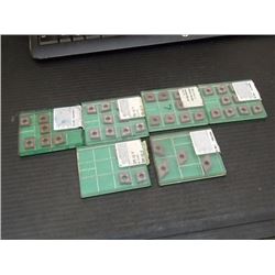 New LOT of Misc Widia Carbide Inserts, See Desc for Info