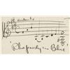 Image 3 : 1926 GEORGE GERSHWIN Rhapsody in Blue Illustrated Autograph Musical Quotation