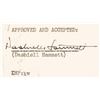 Image 3 : 1938 DASHIELL HAMMETT, Author of The Maltese Falcon Typed Letter Signed Contract