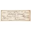 Image 1 : 1889 BENJAMIN HARRISON Autograph Signed Check As President-Elect !