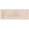 Image 2 : 1889 President-Elect BENJAMIN HARRISON Signed Check PSA/DNA Near Mint-Mint 8