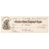 Image 3 : JAMES RUSSELL LOWELL Signed Check + Engraved Print Framed