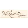 Image 4 : JAMES RUSSELL LOWELL Signed Check + Engraved Print Framed