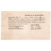 Image 1 : 1805 Thomas T. Tucker Signed Rare U.S. Treasury Document for Land in Chilicothe