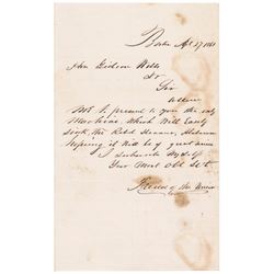 1863 Civil War CSS Alabama Letter to Secretary of the Navy (GIDEON WELLS)