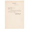 Image 1 : Two Very Choice 1928 ORVILLE WRIGHT Signed Documents