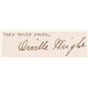 Image 2 : Two Very Choice 1928 ORVILLE WRIGHT Signed Documents