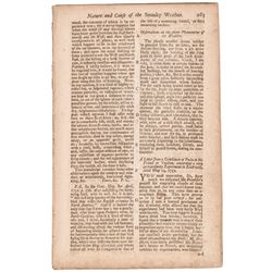 1752 Reply Re: Benjamin Franklin’s... extraordinary Experiment in Electricity...