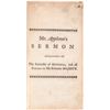 Image 2 : 1760 Imprint: Mr. Appleton’s Sermon Occasioned by The Surrender of Montreal,...!