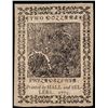Image 2 : Continental Currency, November 29, 1775 $2 Blue Detector Note PMG Choice Unc-63