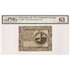 Image 3 : Continental Currency, November 29, 1775 $2 Blue Detector Note PMG Choice Unc-63