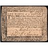 Image 1 : Colonial Currency August 14, 1776 MD $1/9