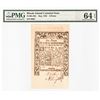 Image 3 : Colonial Currency, 1786 Rhode Island Six Pence Note PMG Ch. Uncirculated-64 EPQ