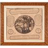 Image 1 : c 1800 The Death of General George Washington, Rare Textile After Amos Doolittle