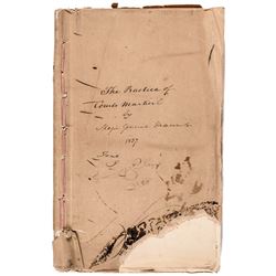 1837 US Army General (Alexander Macomb’s) Manuscript for his Courts Martial Book