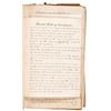 Image 4 : 1837 US Army General (Alexander Macomb’s) Manuscript for his Courts Martial Book