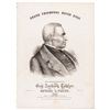Image 1 : 1847 Portrait of Gen. Zachary Taylor on Grand Triumphal Quick Step Music Sheet