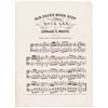 Image 3 : 1847 Portrait of Gen. Zachary Taylor on Grand Triumphal Quick Step Music Sheet