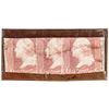 Image 1 : Encased Postage Stamp EP-95a 9¢ FEUCHTWANGER Design STRIP of Three 3¢ Stamps
