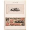 Image 1 : Historic Vignette & Obsolete Note Four Item Group Lot Shoe and Leather Bank $100