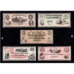 c. 1980s Set of 15 America’s First Bank Notes Colorized Sterling Silver Set