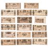 Image 1 : Sixteen Different Mixed Obsolete Currency Notes, Average Circulated VG to EF