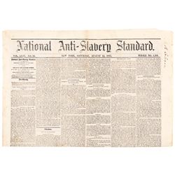 1865-1866 (40) Newspaper Archive of the NATIONAL ANTI-SLAVERY STANDARD, New York