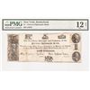 Image 3 : (1837) Petticoat Diplomatic Bank Political-Satirical Note Kinderhook NY PMG F-12