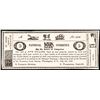 Image 1 : July 4, 1838 National Currency Note Illustration + B. FRANKLIN + G. WASHINGTON