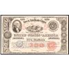 Image 1 : 1879 U.S. Federal Bond $100 Mimic Advertising Note, Vlack Reference Plate Note!