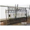 Image 1 : (2) BI-PARTING WROUGHT IRON DRIVEWAY GATES