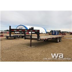 1997 5TH WHEEL T/A FLATDECK TRAILER