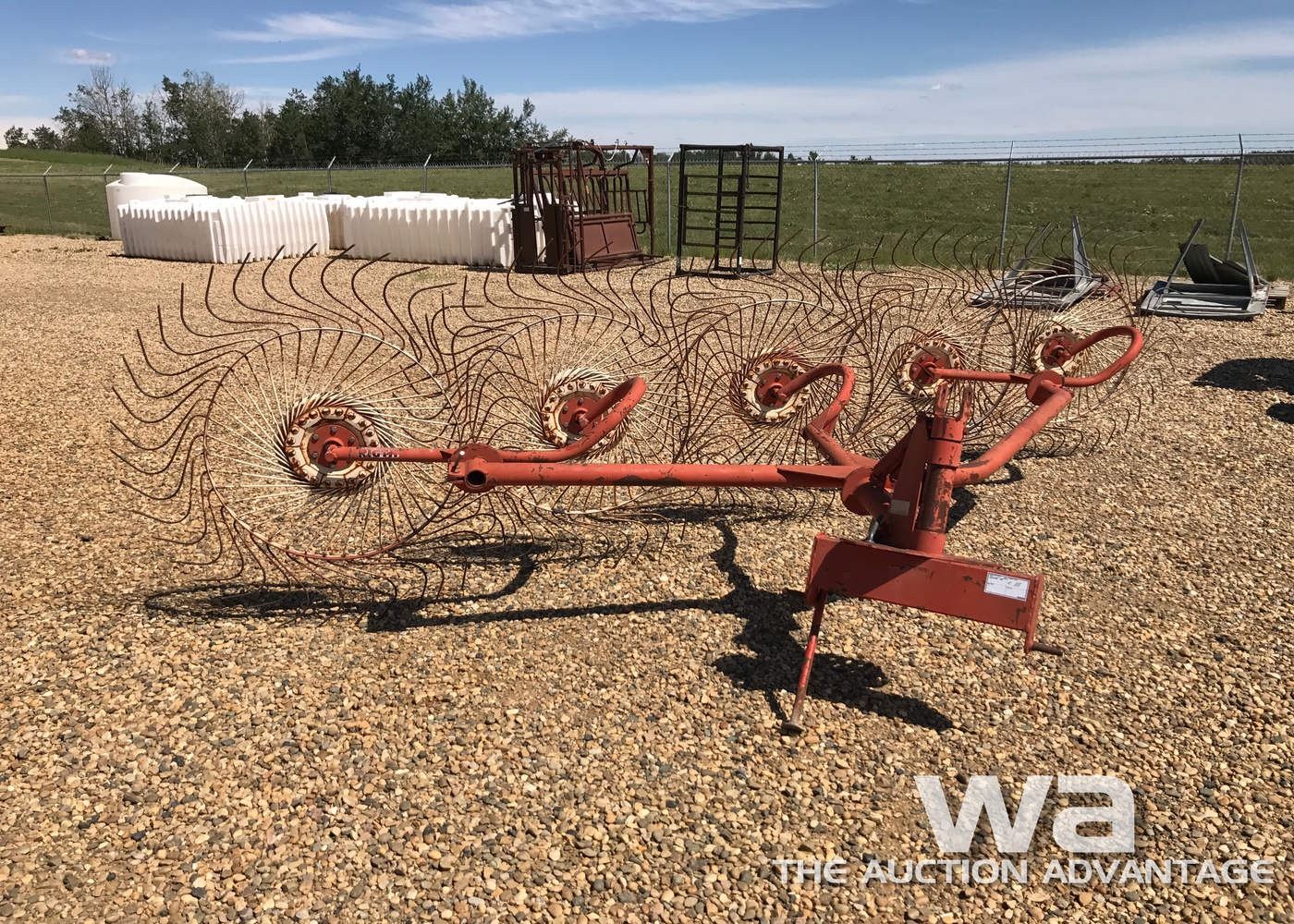 SITREX 5 WHEEL 3 PT. HAY RAKE