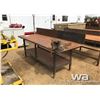 Image 1 : 36" X 96" STEEL WELDING BENCH