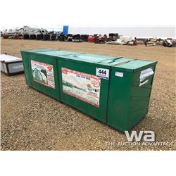 PEAK BUILDING DOUBLE DOOR STORAGE BUILDING
