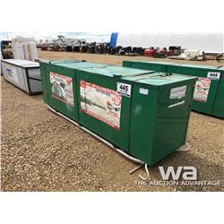 PEAK BUILDING DOUBLE DOOR STORAGE BUILDING