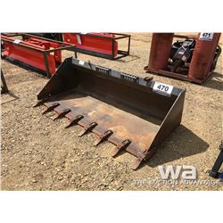 SKID STEER TOOTH BUCKET