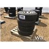 Image 1 : (4) GOODYEAR LT245/75R16 TIRES & RIMS