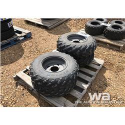 (4) ATV TIRES & RIMS