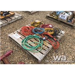 EXTENSION CORDS, GARDEN HOSE