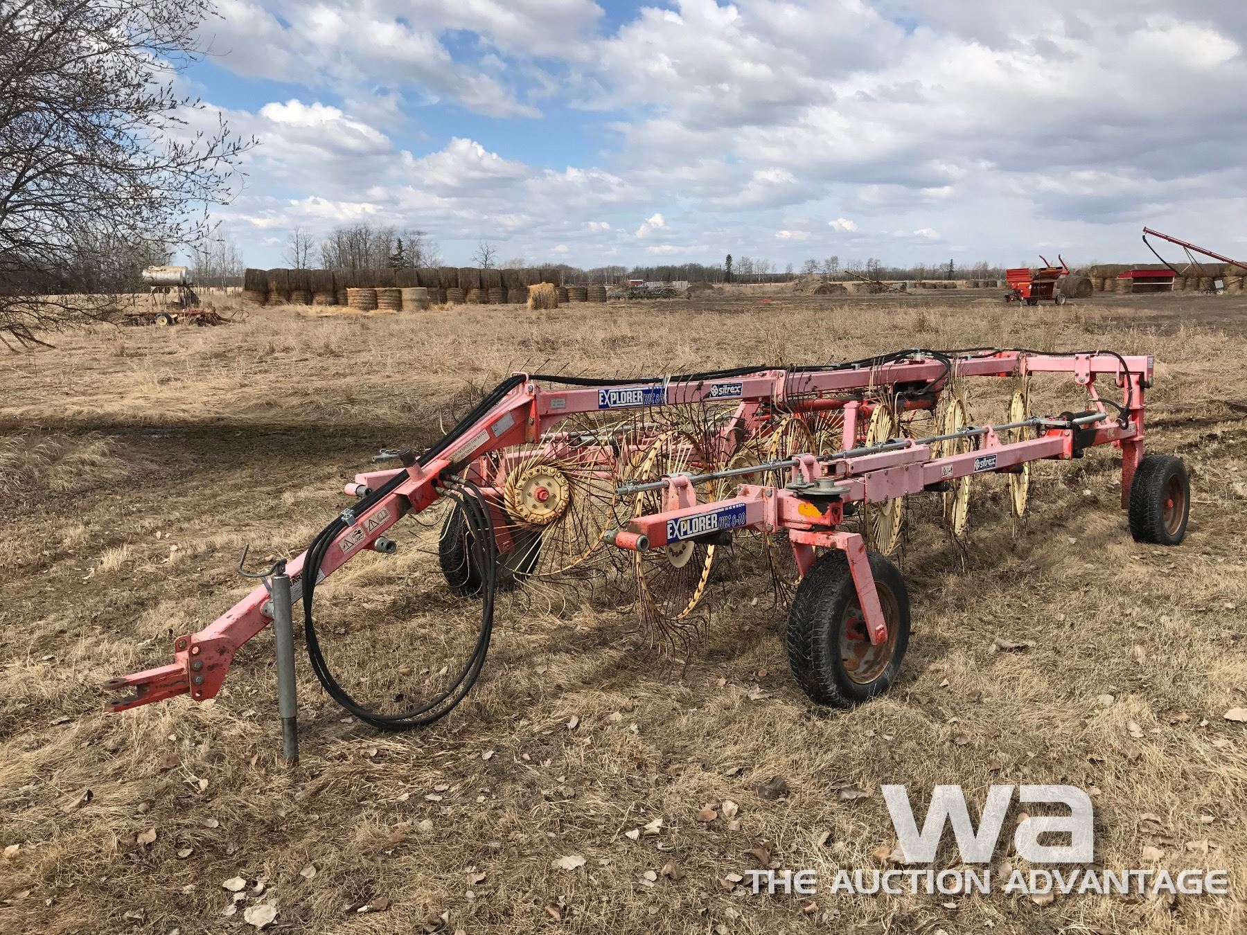 SITREX 10-WHEEL V-HAY RAKE