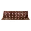 Image 1 : Youmod Turkoman Rug, Post 1950, Red ground with alternating horizontal rows of guls and 'C' s...