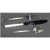 Image 1 : Towle Silversmiths Sterling Flat Table Service, Newburyport, MA, Craftsman Pattern, Introduced...