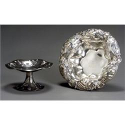 Two American Sterling Table Articles, First Half 20th Century, The first, a bowl, Whiting Mfg...