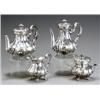 Image 1 : Continental Rococo Style Silver Four-Piece Coffee and Tea Service, Probably Italian, Circa 1900...