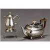 Image 1 : George III Silver Teapot, Alice and George Burrows, London, 1809, Together with a Victorian c...