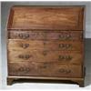 Image 2 : George III Mahogany Slant-Front Bureau, Circa 1770-1790, Brasses appear to be original. Crack...