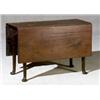 Image 1 : George III Mahogany Drop-Leaf Table, Circa 1770, Crack to one foot; losses to rule joints....