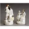 Image 1 : English & Continental Ceramics, Two Staffordshire Figural Groups of Uncle Tom, and Eva, Mid...