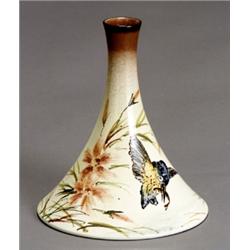 Ault Pottery 'Kingfisher' Vase, Designed by Christopher Dresser, Decorated by Christina Ault, C...